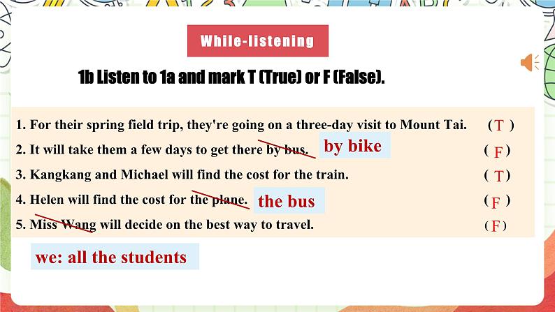 仁爱科普版英语八下 Unit 6 Topic 1 《Enjoy Cycling》Section A 课件第7页