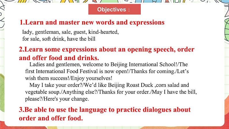 仁爱科普版英语八下 Unit 7 Topic 3 《Food festival》  Section A 课件第2页