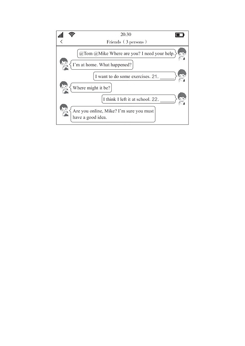 UNIT 8 学情评估第3页