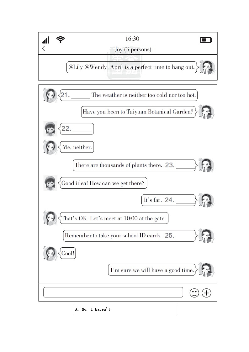 UNIT 3 学情评估第3页