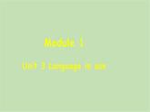 外研版英語八年級(jí)下冊(cè) Module 1Unit 3 Language in use課件