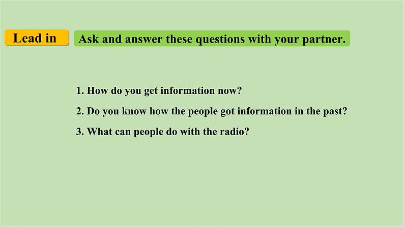 外研版英语八年级下册 Module10Unit 2 It seemed that they were speakingto me in person课件第3页