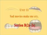 Unit11 Sad movies make me cry. Section B(2a-2e)课件-2024-2025学年人教版英语九年级全册