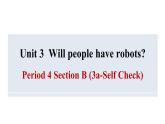 Unit 3 Will people have robots Section B (3a-Self Check)  课件 2023-2024学年鲁教版(五四学制)七年级英语下册