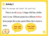 冀教版7上英语Unit 3 All about me  Lesson 4 What do you like to do课件