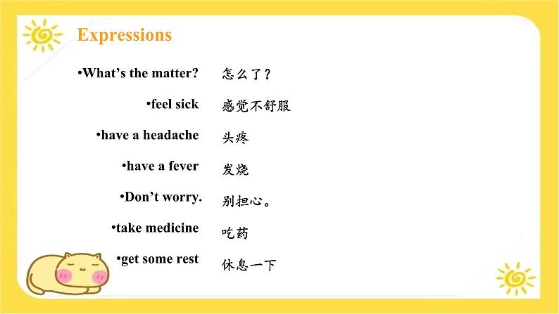 冀教版英语7上Unit 3 All about me Lesson 2 How do you feel 课件第6页