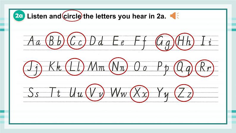 人教版2024七上英语Starter Unit 1 Section A Pronunciation 教学课件2第5页