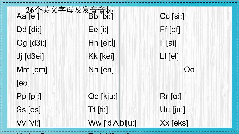 人教版2024七上英语Starter Unit 1 课时2 Section A（Pronunciation）同步课件第7页