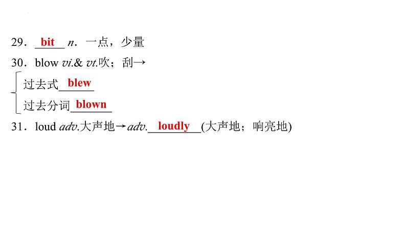 Grade 8  Book 1  Units  7～8-2025年广西中考英语牛津译林版一轮复习教材词句默写课件第8页