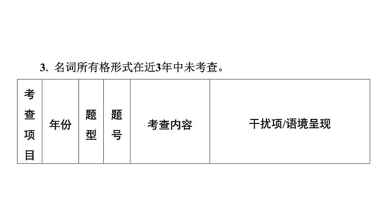 专题一　名词 课件-  2025年中考英语语法专题复习课件第4页