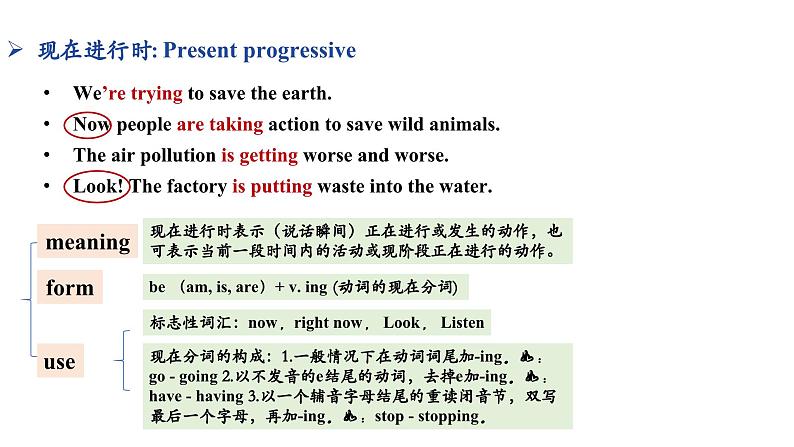 Unit 13 We’re trying to save the earth! Section A(Grammar Focus-4c)课件-2024-2025学年人教版英语九年级全册第5页