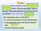 Unit 6 The power of plants Presenting ideas & Reflection（課件） 2024-2025學(xué)年外研版（2024）英語(yǔ)七年級(jí)上冊(cè)