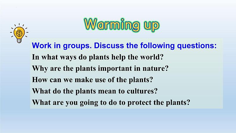 Unit 6 The power of plants Presenting ideas & Reflection（课件） 2024-2025学年外研版（2024）英语七年级上册第5页