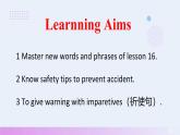 初中英语Unit3Lesson16课件2023-2024学年冀教版英语九年级全册