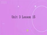初中英语Unit3Lesson15课件2023-2024学年冀教版英语九年级全册