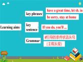 Unit 10 If you go to the party, you’ll have a great time!  课件