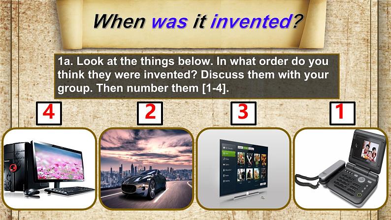 Unit 6 When was it invented？ Section A 课件第6页