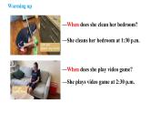 Unit 6 A Day in the Life Section A Grammar Focus（课件） 2024-2025学年人教版（2024）英语七年级上册