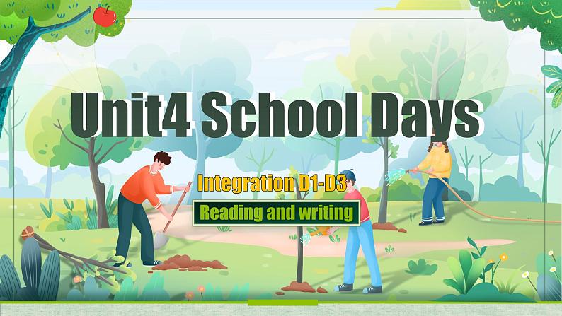 Unit 4 School days  Integration (D-D3)（课件） 2024-2025学年译林版英语七年级上册第1页