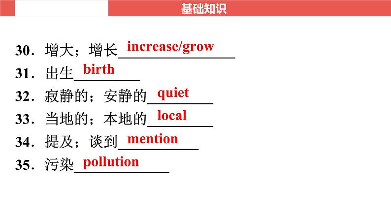 外研版八年级上册 Module 7～Module 9-【知识梳理】2025年中考英语一轮教材梳理课件（外研版）第6页