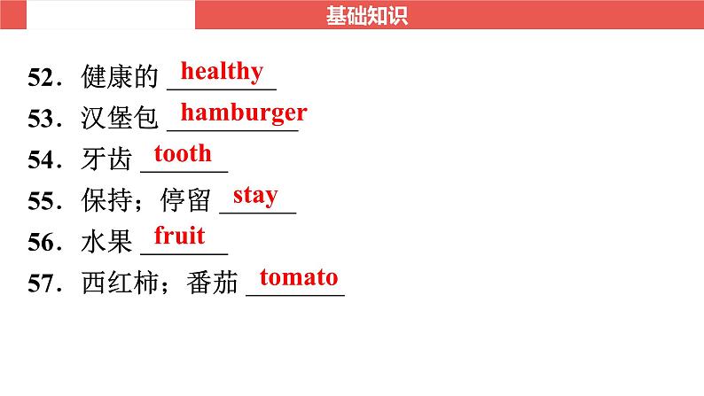 外研版七年级上册 Starters～Module 5-【知识梳理】2025年中考英语一轮教材梳理课件（外研版）第8页