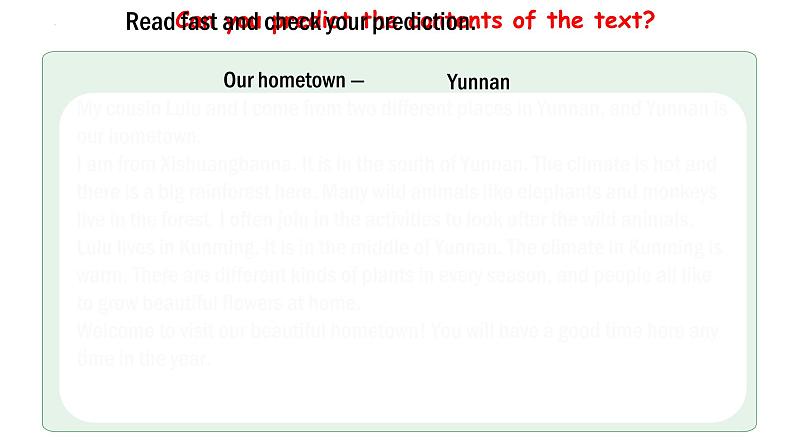 七年级英语上册精美课件（仁爱科普版2024）Unit5LoveMotherNature!ReadingforWriting第5页