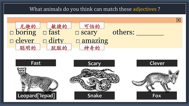 外研版英语七年级上册  Unit 5  Starting  out  Understanding  ideas课件第8页