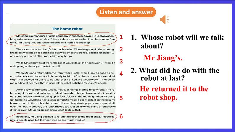 牛津译林版英语九下 Unit 3 Robot Reading 课件第7页