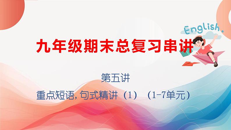 专题05 短语&重点句式01（Units 1-7）【考点串讲】-2024-2025学年初中九年级上英语期末考点课件（人教版）第1页