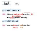 初中英語新人教版七年級上冊Unit 6Section A詞匯課件2024秋
