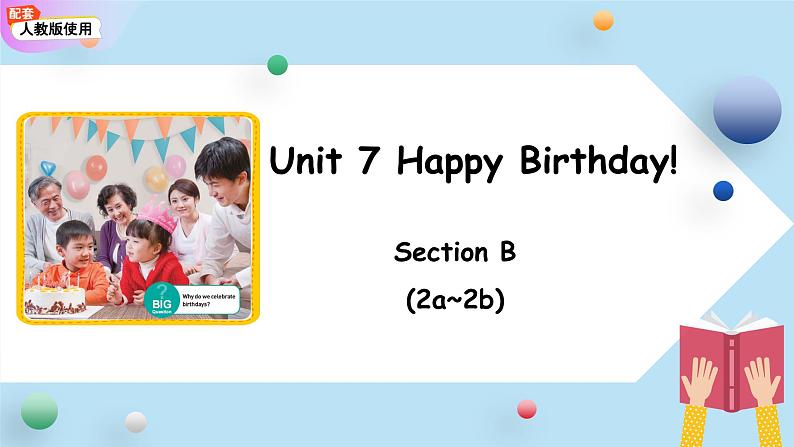 人教版英语（2024）七年级上册（2024）Unit 7 Happy Birthday! Section B 第2课时 课件第1页