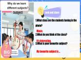 人教版七年级英语上册  Unit4 My Favourite Subject Section A (1a~1d)听说课件