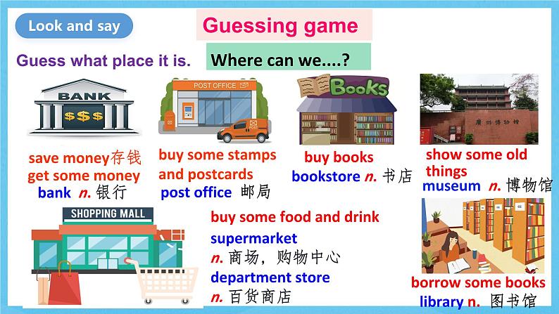 人教版英语九年级全册Unit 3 Could you please tell me where the restrooms are Section A 1a-2d 听说课课件第3页