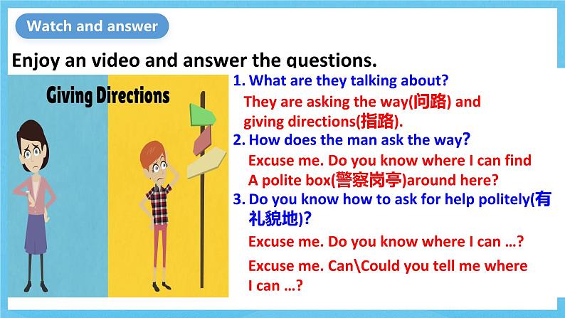 人教版英语九年级全册Unit 3 Could you please tell me where the restrooms are Section A 1a-2d 听说课课件第6页