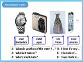 人教版英语九年级全册 Unit 5 What are the shirts made of？ Section A 3a-3c 阅读课课件+学案（内含知识点精讲+分层练习）