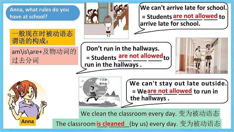 人教版英语九年级全册 Unit 7 Teenagers shoud be allowed to choose their own clothes. Section A Grammar focus-4c 语法课课件第3页