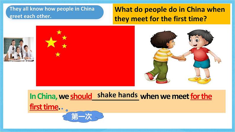 人教版英语九年级全册 Unit 10 You're supposed to shake hands. Section A 1a-2d 听说课课件第6页