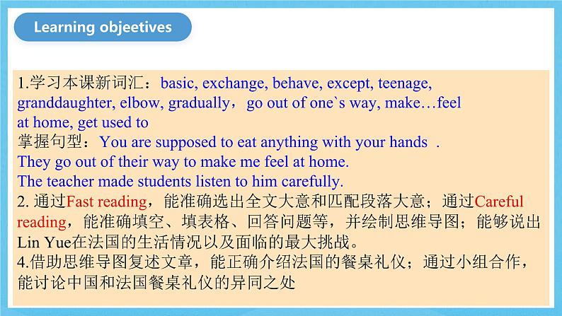 人教版英语九年级全册 Unit 10 You're supposed to shake hands.  Section B 2a-2e阅读课课件第2页