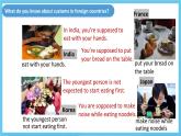 人教版英语九年级全册 Unit 10 You're supposed to shake hands.  Section B 2a-2e阅读课课件+学案（内含知识点精讲+分层练习）
