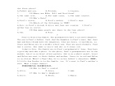 新外研版初中英语七上Unit3 单元检测卷