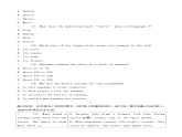 新外研版初中英语七上Unit6 单元过关检测卷（有答案）