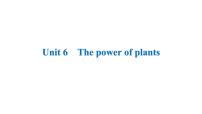 初中英语外研版（2024）七年级上册（2024）Unit 6 The power of plants课前预习课件ppt