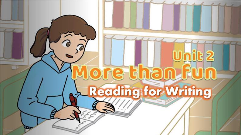 新外研版英语七上Unit2Developing ideas-reading for writing课件第1页