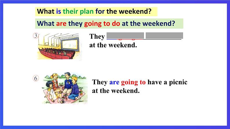 外研版英语七下 Module 3 Unit 1《What are you going to do at the weekends》课件第7页