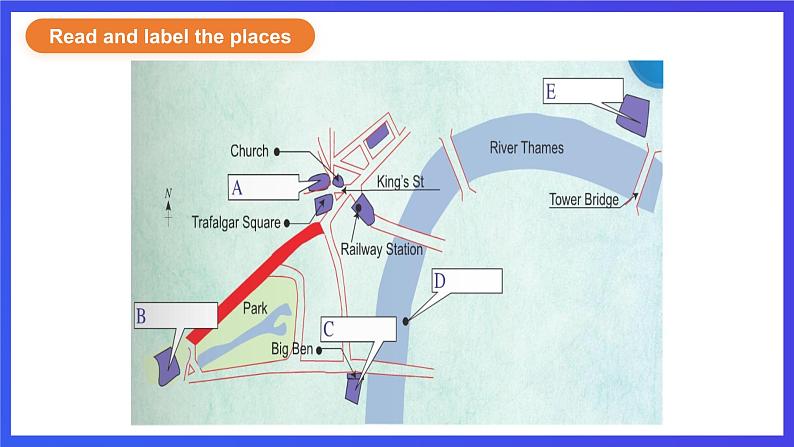 外研版英语七下 Module 6 Unit 2《The London Eye is on your right.》课件第6页