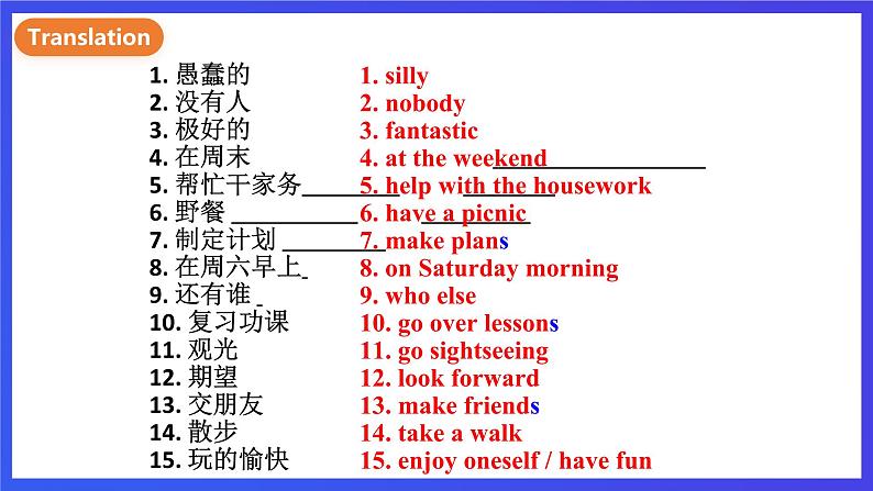 外研版英语七下 Module 3 Unit 3《Language in use》课件第3页