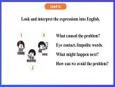 滬教牛津版（六三制）英語(yǔ)八下  Unit 2《 Body language》   第5課時(shí)More practice 課件+教案+分層練習(xí)（含答案）+音頻