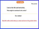滬教牛津版（六三制）英語(yǔ)八下  Unit 2《 Body language》   第5課時(shí)More practice 課件+教案+分層練習(xí)（含答案）+音頻