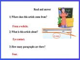 滬教牛津版（六三制）英語(yǔ)八下  Unit 2《 Body language》   第5課時(shí)More practice 課件+教案+分層練習(xí)（含答案）+音頻