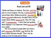 滬教牛津版（六三制）英語八下  Unit 2《 Body language》第2課時Reading II+Listening 課件+教案+分層練習(xí)（含答案）+音頻